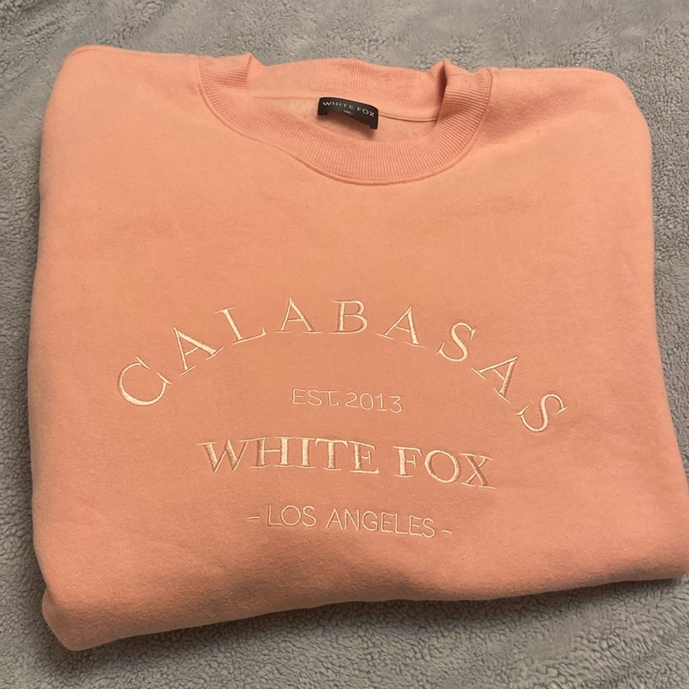 White Fox Crewneck Size M/L